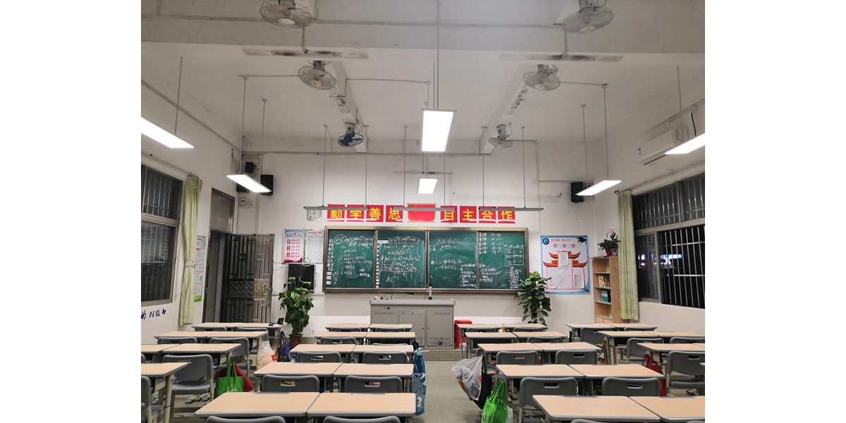 案例｜呵護(hù)學(xué)生視力，共筑光明未來——容桂文華中學(xué)教室照明改造
